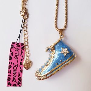 Betsey Johnson Shoe Necklace